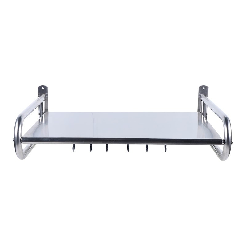 ILWorkTLs Wall Mounted Microwave Oven Rack,Stainless Steel Kitchen Shelf with