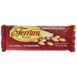 Ferrara Italian Torreon Honey Nougat Candy, Chocolate & Almond, 2 Ounce (Pack of 12)