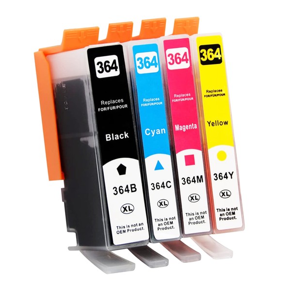 364XL Printer Cartridges Compatible with HP 364 364 XL for HP Photosmart 5520 5510 5520 5524 Deskjet 3520 Officejet 4622 4622, 5510 5520 5524 6520 5515 7520