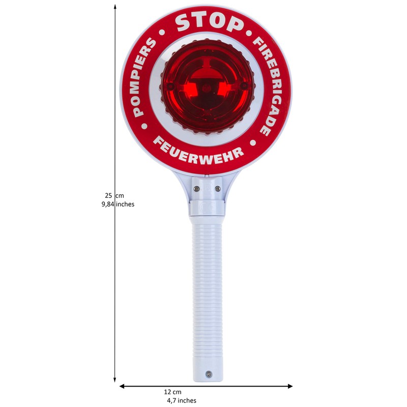 Theo Klein 8958 Fire Brigade Flagging Down Disc with Flashing