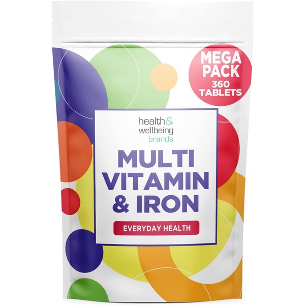 Multivitamin & Iron 360 Tablets | One A Day Formulation