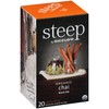 steep by Bigelow Organic Chai Black Tea, Caffeinated, 20 Count
