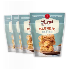 Bob's Red Mill Brown Sugar Blondie Baking Mix - 14 oz Bag (Pack of 4) - Simple Clean Ingredients, Homemade Taste, Non-GMO