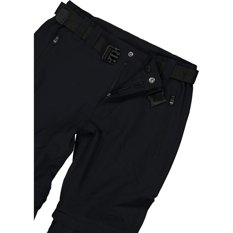 CMP Pantaloni Zip off Elasticizzati da Bambini, Antracite, 164