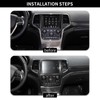 Hoolcar Center Console Navigation Panel Trim Middle Air Conditioning Vent
