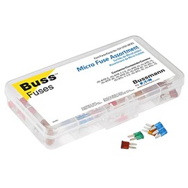 Bussmann CDY10TRY-MICRO Automotive ATR and ATL Micro Fuse Assortment Tray - 10 Cavity, 55 Fuses, 1 Pack