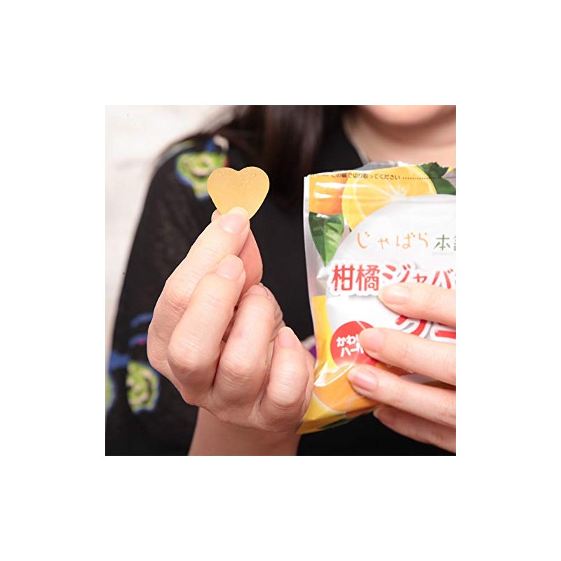 Jabara Honpo Citrus Jabara Gummy, 2.5 oz (70 g), Made