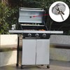 2X BBQ Thermometer Gauge - Barbecue BBQ Pit Smoker Grill