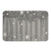 XY ZephyrZone Silver Non-Slip Bath Mat for Bathroom Safety and