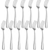 Dessert Forks,Stainless Steel Cutlery Dessert Fork Set, Pack of 12