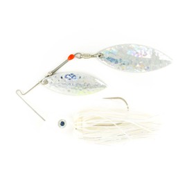 Nichols Lures SG1564-38 Pulsator Shattered Glass Spinnerbait, 3/8oz, Blue Shad Silver