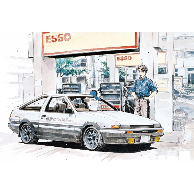 Aoshima Bunka Kyozai The Snap Kit Series No.CM1, Initial D,