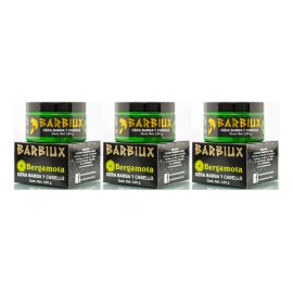 barbuix Kit 3 Cera Para Cabello Hombre Bergamota + Crecimiento Barba