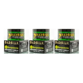 barbuix Kit 3 Cera Para Cabello Hombre Bergamota + Crecimiento Barba