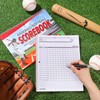 Maitys 2 Pcs Side by Side Baseball Scorebook 11 x