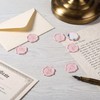 72 Pcs Wax Seal Stickers Flower Rose Envelope Stickers, Light