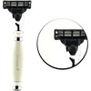 Razor with 3 edges and thorough and durable razor blade
