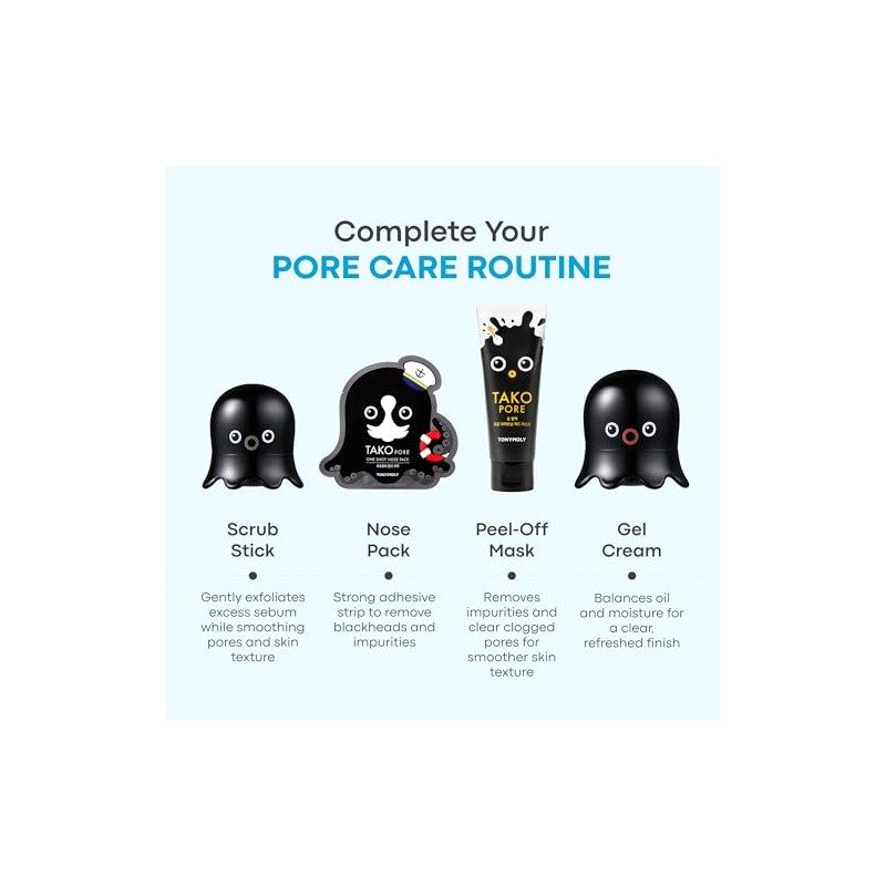 TONYMOLY Tako Pore Blackhead Scrub Stick