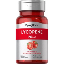 Piping Rock Lycopene 20mg | 120 Softgel Capsules | Non-GMO | by Piping Rock