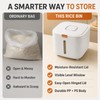 Sealed Rice Storage Container with Lid, 5kg/10kg
