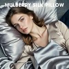 Silk Pillow Cases 2 Pack, ASXEU Mulberry Silk Pillowcase for