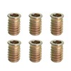 Aopin Threaded Inserts Nut Threaded Fastener Connector Hex Drive Threaded