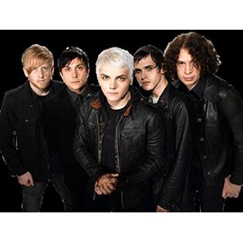 Get Motivation My Chemical Romance MCR Gerard Way, Frank Iero, Mikey Way, Ray Toro, Bob Bryar, Matt Pelissier, James Dewees 12 x 18 inch Poster
