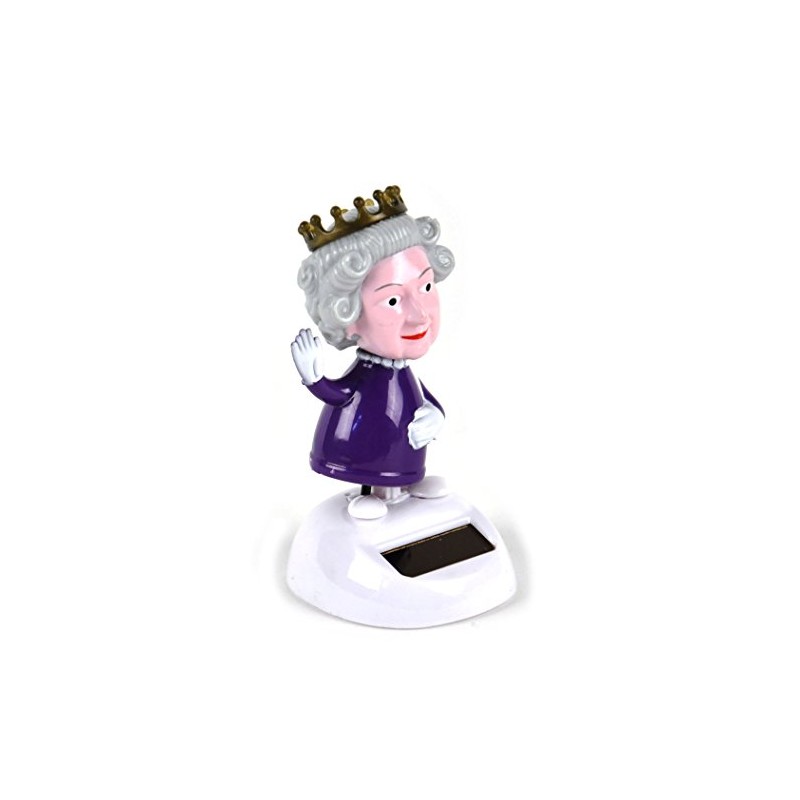 Solar Nodding Bobblehead Queen of England, Queen