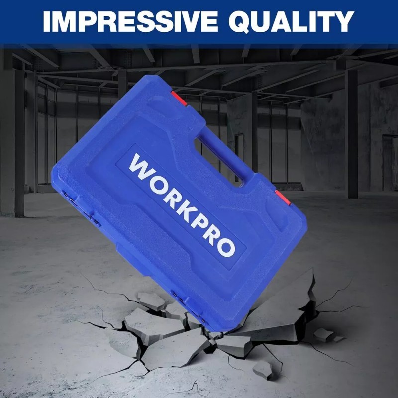 WORKPRO 60-piece Master Torx Bit Socket&Externa