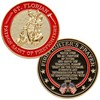 Hero's Valor St. Florian Patron Saint of Firefighters Challenge Coin
