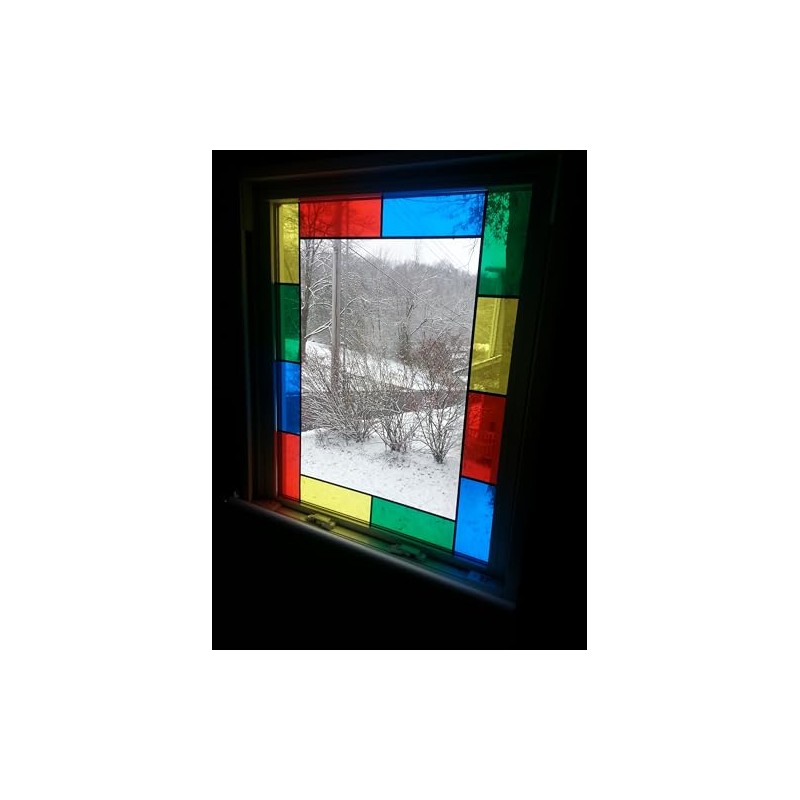 Transparent Vinyl Tape with Self-Adhesive. (4 inch x 25 ft,