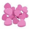 Outanaya 50pcs Heart-shaped Sponge Nail Files Dual-sided Nail Grinding Tools