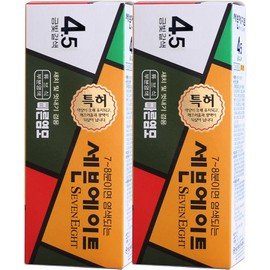 Seven Eight gray hair dye, No. 4.5 golden brown, 2 pcs / 세븐에이트 새치 염색약, 4.5호 금빛갈색, 2개