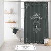 Douceur d'Intérieur Shower Curtain 180 x 200 cm Polyester Vintage