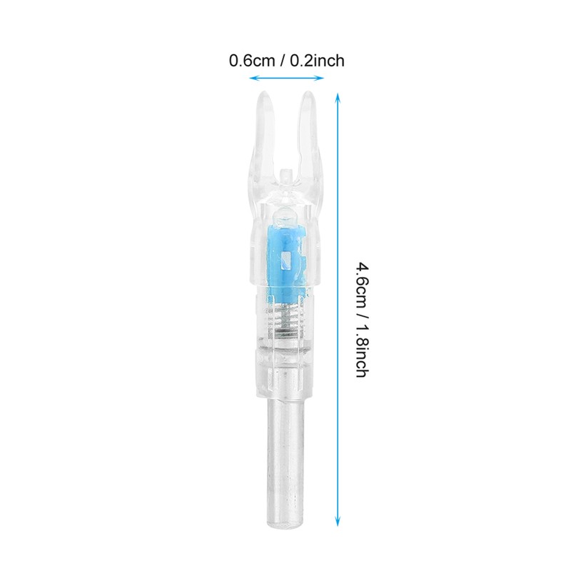 6.2mm Lightweight Arrow LED Lighted Nock with Automatic Knock Archery