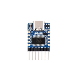 iiunius USB to UART (TTL) Micro Communication Module Onboard FT232RNL Support Win7/8/8.1/10/11/MacOS/Linux/Android 3.3V TTL Serial Converter, USB to TTL Converter, USB-C Port, with Per-Soldered Header