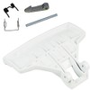 SPARES2GO Door Handle Lever Latch Kit for Zanussi Washing Machines
