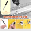 Tanstic 560Pcs Black Aluminum Pop Rivets Kit, 8 Size Blind