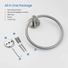 KIBI Circular Bathroom Hand Towel Ring | Wall Mounted Solid