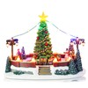 taman Christmas Village Collectible Buildings, Christmas Tree Amusement Park with