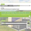 SLIDEWAY Heavy Duty Locking Drawer Slides 1 Pair 12 14