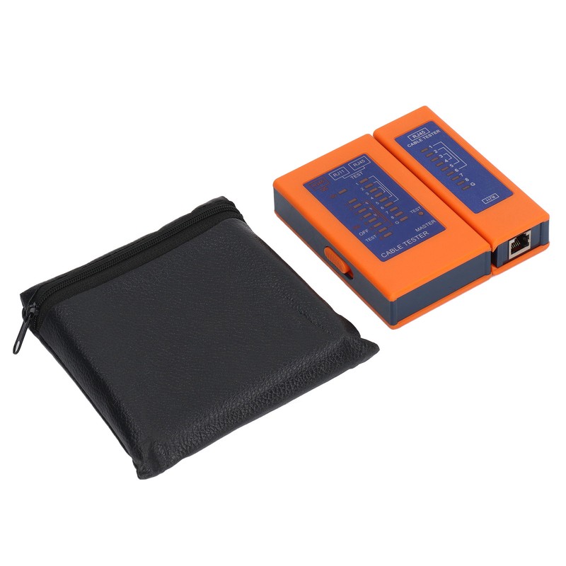 Network Cable Tester Continuity Checking Split Type Multifunctional ABS Cable