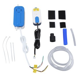 Mini Split HVAC Condensate Pump AC110‑240V, 3W 40L/h Automatic Condensation Drain Pump with 60ml Capacity for HVAC, Air Conditioners, Dehumidifiers, Furniture