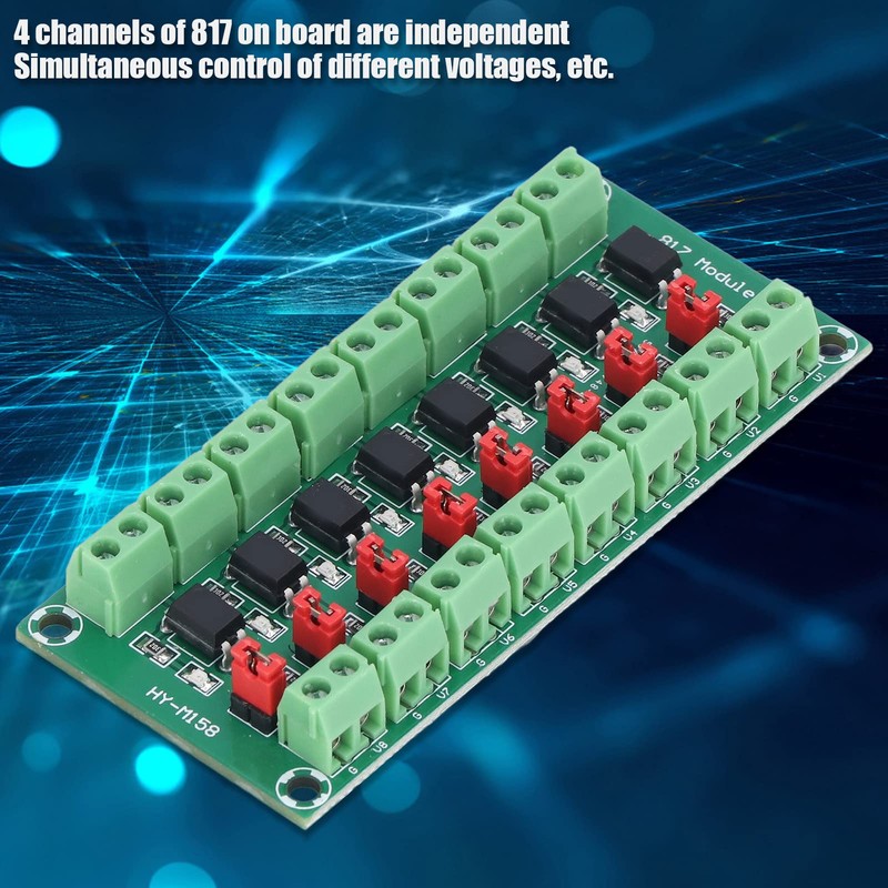 8 Channel Optocoupler Isolation Module PLC Signal Converter Board Opto