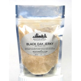 Boston Spice Black Oak Jerky HANDMADE Meat Seasoning Mix Blend Make Your Own Beef Poultry Venison Duck Alligator Elk Deer Jerky also great on Popcorn (Approx. 1/4 Cup Of Spice)