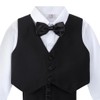 Dressy Daisy Esmoquin Smoking Negro para Bebe niño, Conjunto de