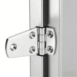 Tissting Bisagra De Acero 316, Herraje Para Puerta 3 x 1.5 Pulgadas (76 x 38mm), Bisagra Universal Para Gabinetes, Ventanas, Escotillas Y Compartimentos