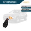 AKS KEYS New Replacement for Fobik Shell for Jeep Cherokee