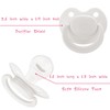Somniumnight Adult Sized Pacifier Bigshield : Replacement Silicone Paci Big