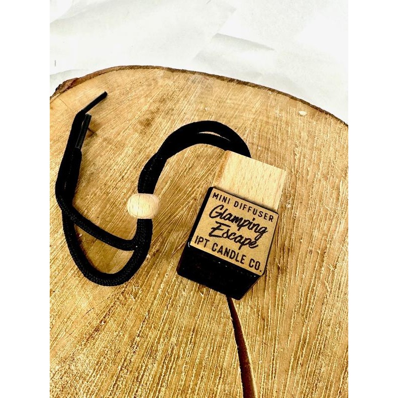 Mini Diffuser - Vessel Type: Black Square Mini Diffuser, Scent: